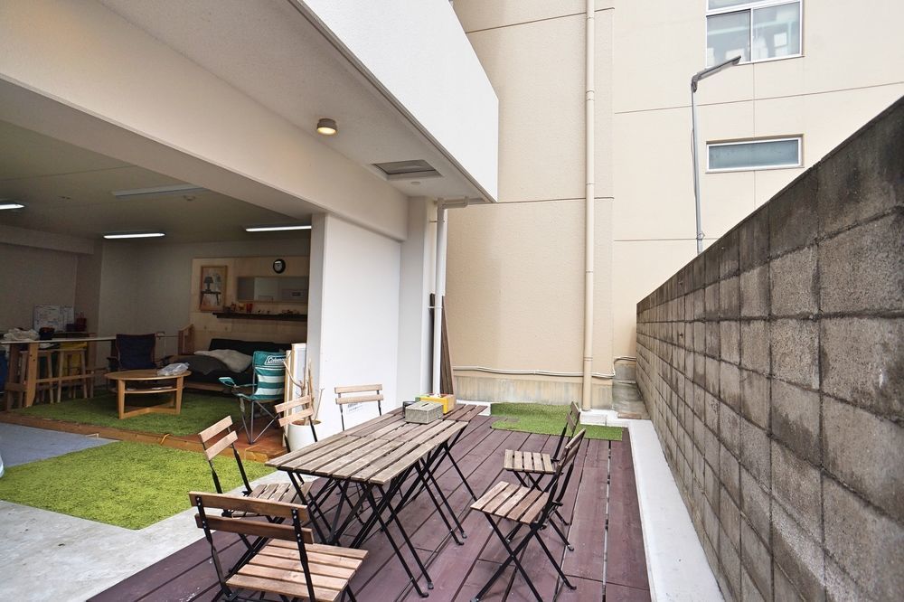 Galaxy Apartment Osaka Luaran gambar